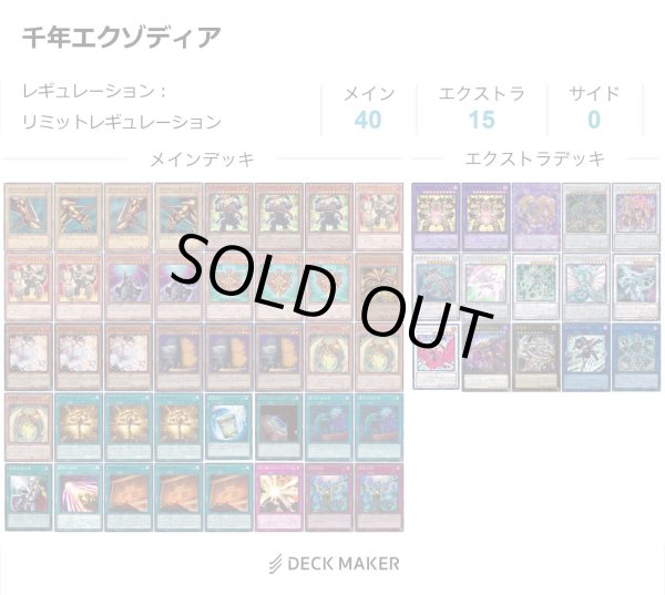 デッキ販売】千年エクゾディア - メルカード遊戯王