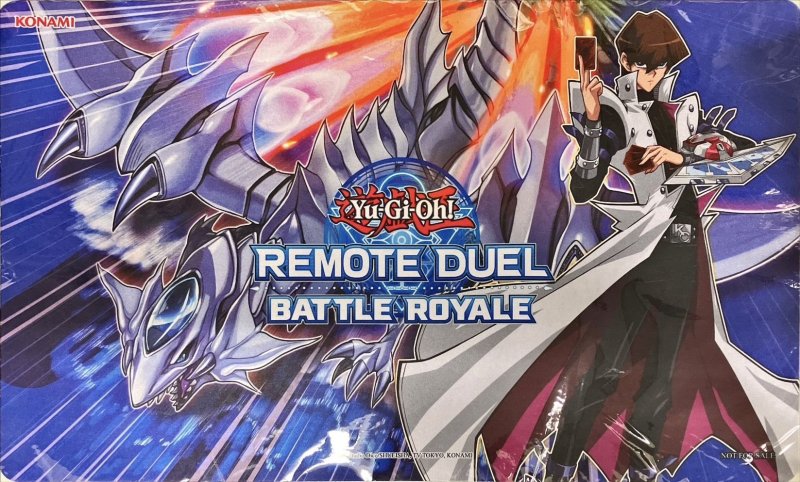 画像1: 〔特価品〕【プレイマット】ブルーアイズジェットドラゴン・海馬瀬人【未開封】　REMOTEDUELリモートデュエル (1)