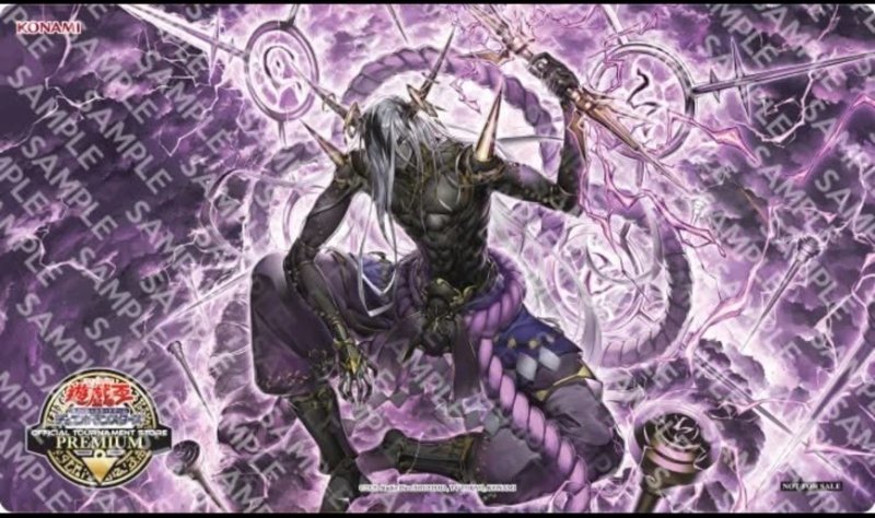 画像1: 【プレイマット】呪雷神ジュラ【未開封】OTS　Official Tournament Store Premium (1)