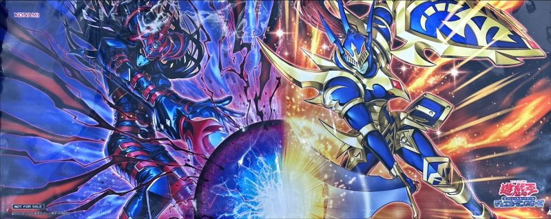 画像1: 【未開封】ブラックカオス&カオスソルジャー/ハーフプレイマット (1)