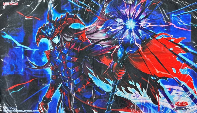 画像1: 【未開封】滅びの黒魔術師　遊戯王の日/プレイマット (1)
