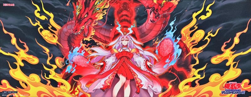 画像1: 倶利伽羅天童(TACTICALTRYDECK)/ハーフプレイマット (1)