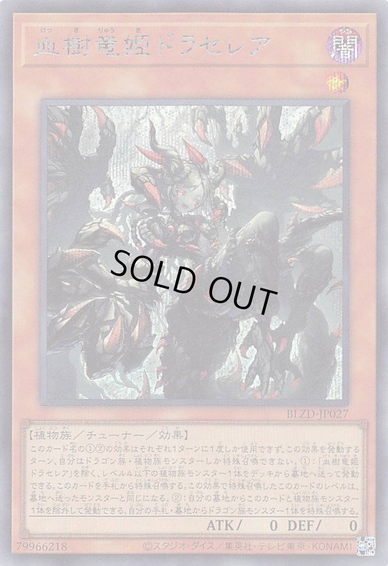 画像1: 血樹竜姫ドラセレア/シークレット【モンスター】《BLZD-JP027》 (1)