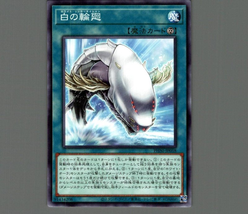 画像1: 白の輪廻/ノーマル【魔法】《PHNI-JP058》 (1)