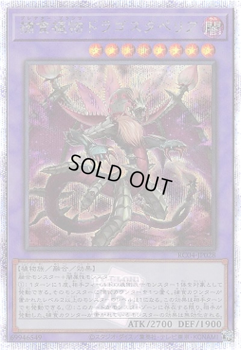 画像1: 〔特価品〕捕食植物ドラゴスタペリア/25thシークレット【融合】《RC04-JP028》 (1)