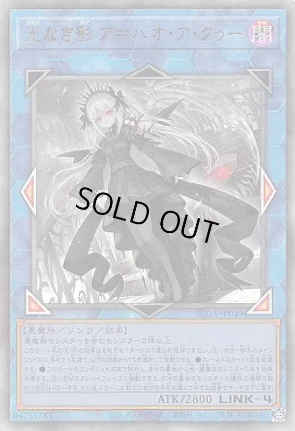 デッキケース 遊戯王 光なき影 ア＝バオ・ア・クゥー カード