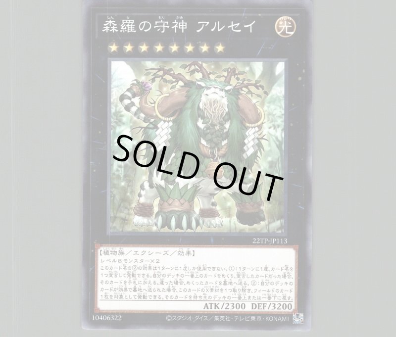 画像1: 森羅の守神 アルセイ/ノーマル【エクシーズ】《22TP-JP113》 (1)