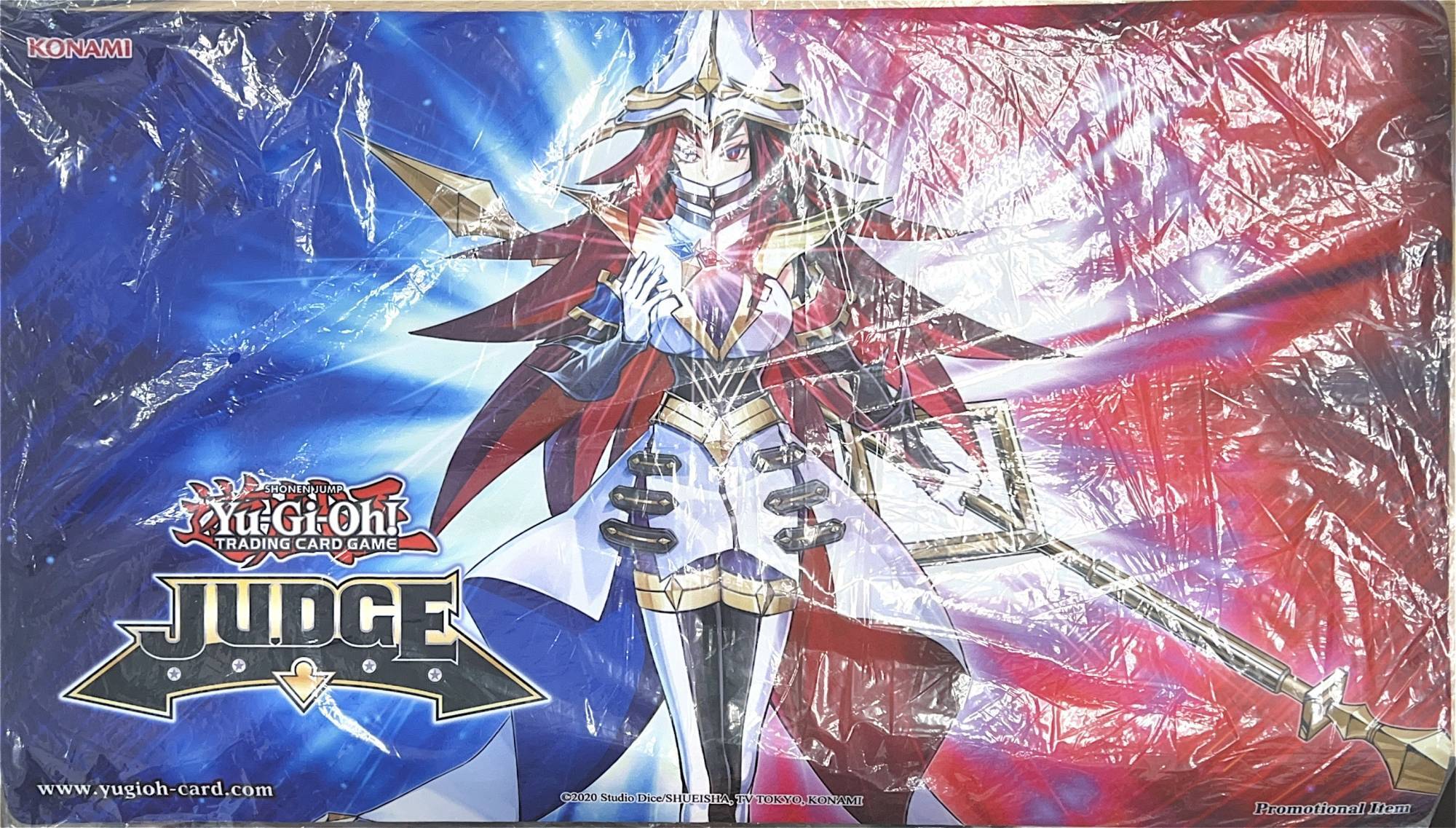 プレイマット JUDGE 軌跡の魔術師 未開封品 - メルカード遊戯王