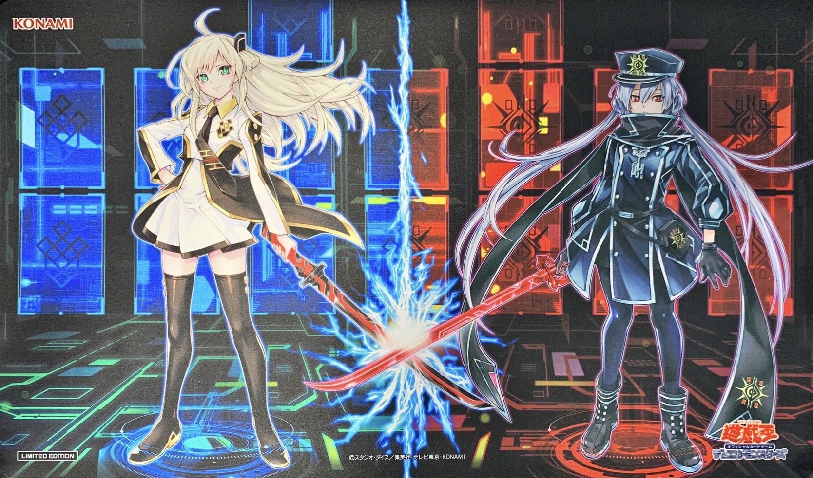 新品未開封 遊戯王 デュエルセット 閃刀姫レイ 閃刀姫ロゼ